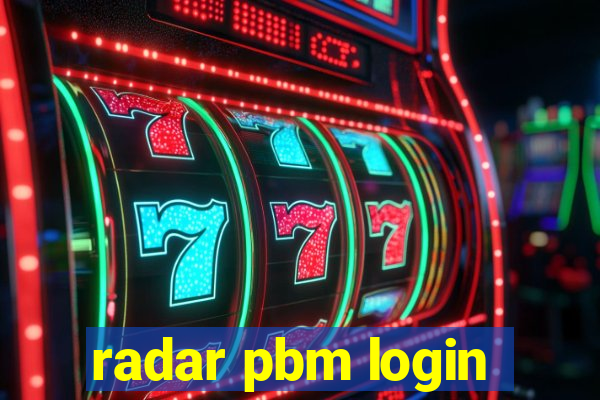 radar pbm login